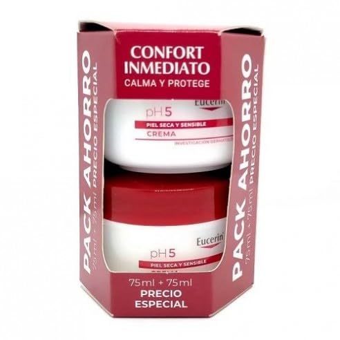 Eucerin Pack Ph5 Crema Sensible 75 +75 Ml