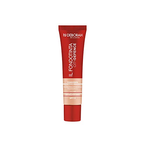 Deborah Fondotinta Citydefence Spf15, Colore 02 Beige, 30 Ml