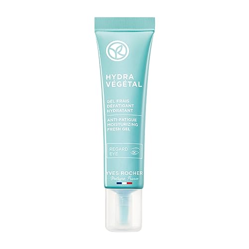 Yves Rocher Hydra Végétal - Crema Gel Tonificante Per Gli Occhi - Crema Idratante - Contro Occhiaie E Gonfiore - 15 Ml