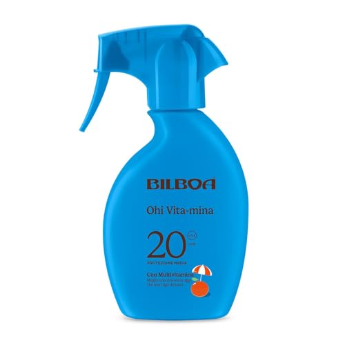 Bilboa Ohi Vita-Mina Latte Spf 20, Con Multivitamina, Meglio Una Vita-Mina Oggi Che Una Ruga Domani, Resistente All'Acqua, Dermatologicamente Testato,