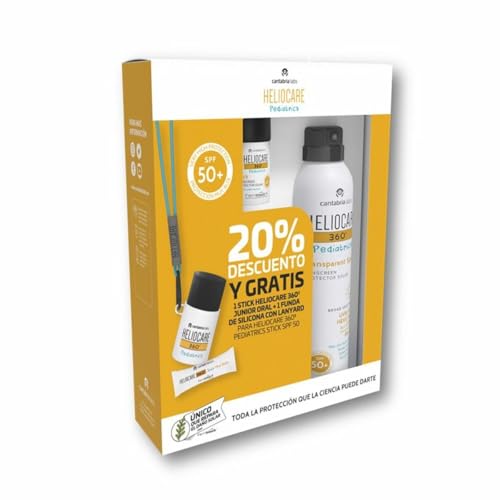 Heliocare Pediatrics - Protezione Solare Per Il Viso, Confezione Da 4 Pezzi, Marca Heliocare - Ean: 8436574363432
