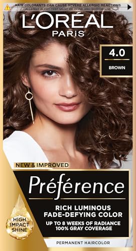 L'Oréal Paris Preference Farba Do Włosów 4.0 Tahiti Brąz - Colore Marrone Scuro Permanente Idratante Per Tutti I Tipi Di Capelli Adulti