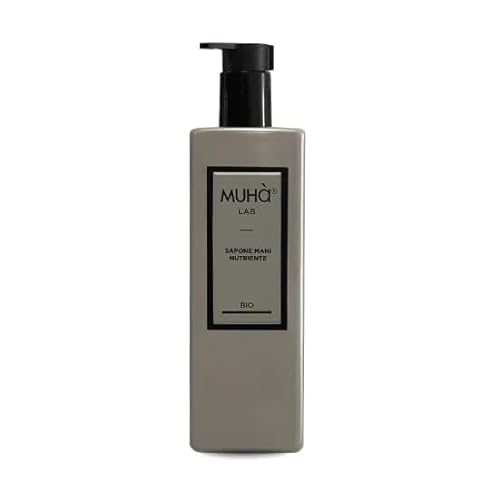 Muha' | Sapone Mani, Fragranza Ebano E Tè Bianco, Detergente Liquido Idratante, Formato Da 450Ml