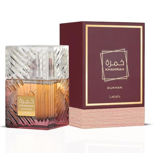 Lattafa Khamrah Dukhan For Unisex Eau De Parfum Spray, 3,4 Ounce / 100 Ml