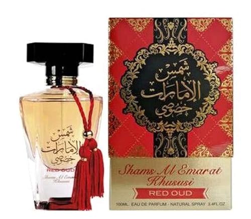 Shams Al Emarat Khususi Red Oud (Unisex 100 Ml Edp) Ard Al Zaafaran (2156) (A/188)