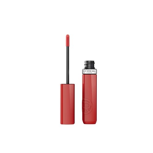L'Oréal Paris Infaillible Laque Resistance, 635 Worth It Medium, Rossetto Resistente Alle Sbavature Con Lucentezza Di Lunga Durata, Fino A 16H, 4,3 Ml