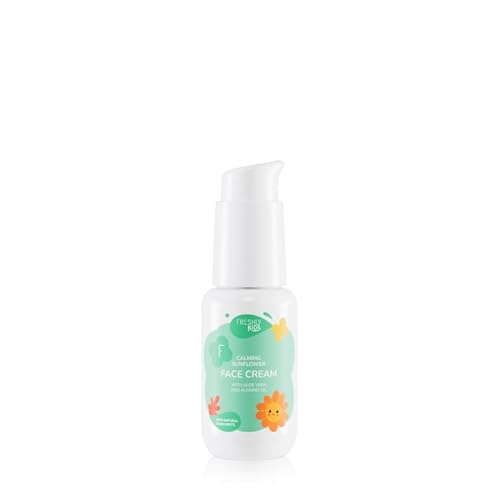 Freshly Cosmetics Crema Viso Per Bambini 100% Naturale Calming Sunflower Face Cream