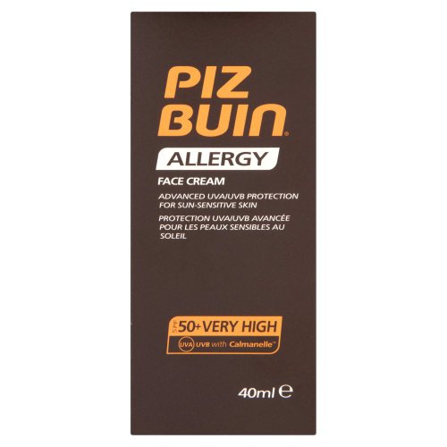 Piz Buin Crema Solare Allergy Spf 50 Viso Pelle Sensibile 50 Ml