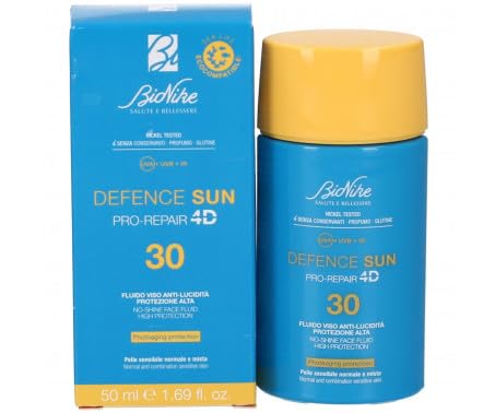 Defence Sun 30 Fluido Viso Anti-Lucidita' 50 Ml