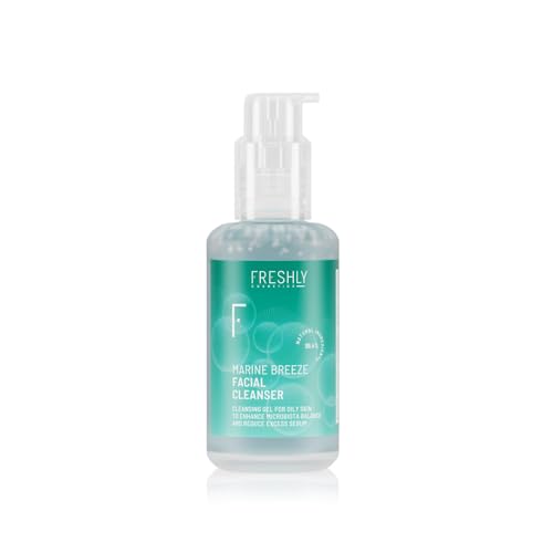 Freshly Cosmetics Detergente Viso Per Pelle Grassa E Acneica Marine Breeze Facial Cleanser, 100Ml