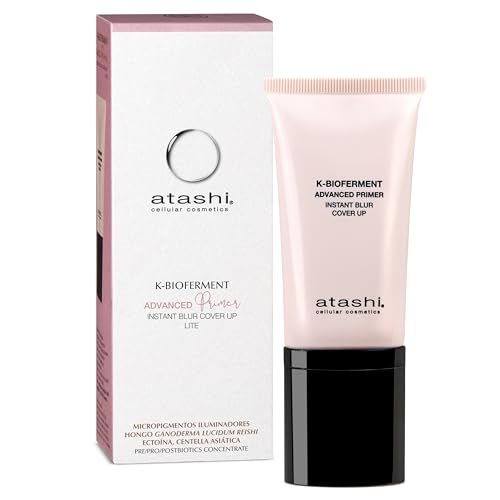 Atashi K-Bioferment Instant Blur | Advanced Primo Viso Antietà | Pelle Morbida E Setosa. Pelle Giovane All'Istante | Copertura Lite | 50 Ml