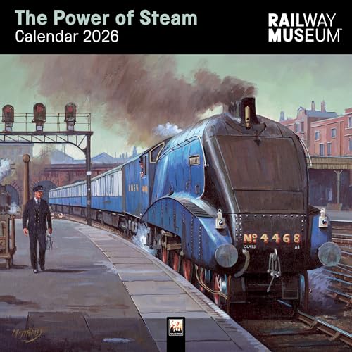 National Railway Museum: The Power Of Steam Wall Calendar 2026 (Art Calendar)