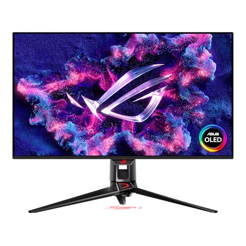 Asus Rog Swift Pg32Ucdmz, Monitor Da Gioco 4K Da 31,5", 4K Qd-Oled (3840 X 2160), 0,03Ms (Gtg), 240 Hz, Displayport 1,4, Tecnologia Anti-Flicker, Comp