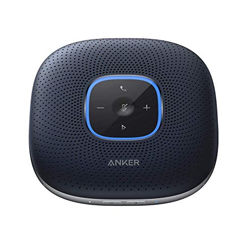 Anker Powerconf - Altoparlante Bluetooth Da Conferenza Con 6 Microfoni Integrati, Registrazione Audio Migliorata, Batteria Da 24 Pezzi, Connettività U