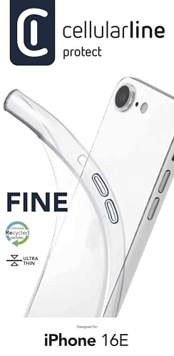 Cellularline Fine Iphone 16E Custodia Trasparente