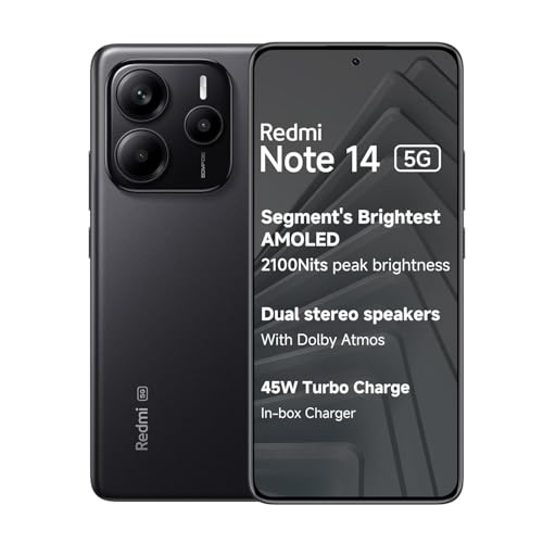 Xiaomi Redmi Note 14 5G + 4G Lte (256Gb + 8Gb) Rilasciato Tutti Gli Operatori Con Nom E Nfc Modello Global 6.67" 120Hz 108Mp Ai Triple Camera (24094Ra