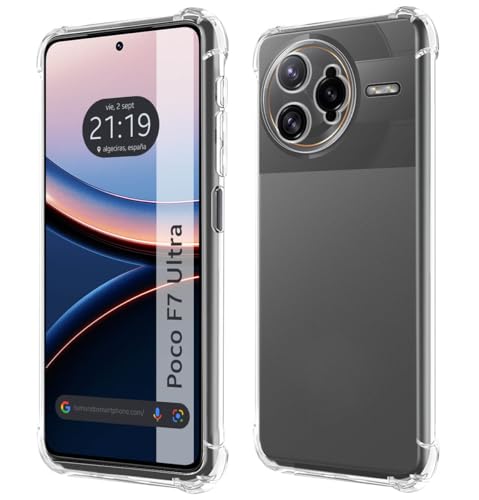 Tumundosmartphone Custodia In Silicone Antiurto Trasparente Per Xiaomi Poco F7 Ultra 5G