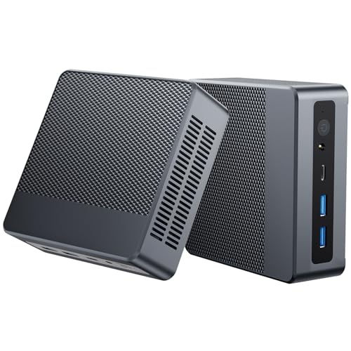Tunhail Mini Pc, Mini Computer Con Alder Lake-N N100 (Fino A 3,4 Ghz), 16 Gb Ddr4 512 Gb Ssd, Mini Pc Desktop, Hdmi 2.1, 4 Porte Usb 3.0, Wifi6, Bt5.2