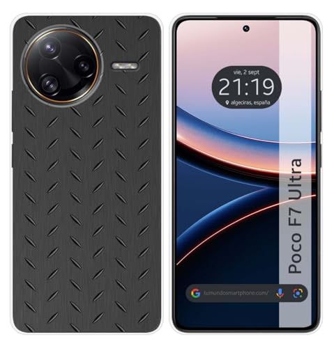 Tumundosmartphone Custodia In Silicone Per Xiaomi Poco F7 Ultra 5G Design Metal Disegni