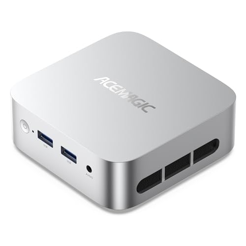 Acemagician V1 Mini Pc, 12Th Gen Intel Alder Lake N97 Mini Pc (Fino A 3,60 Ghz), 8Gb Ddr4 256Gb M.2 Ssd Mini Computer Con W11 Pro | Rj45 | 4K Hdmi+Dp