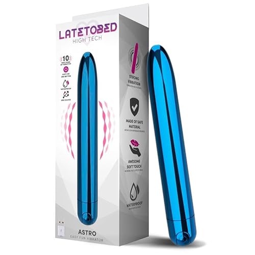 Latetobed Astro Vibrador 10 Funciones Usb Azul