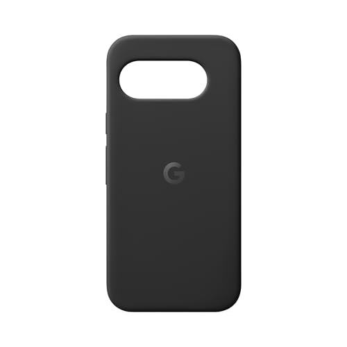Google Cover Pixel 9A - Silicone Duro, Resistente Alle Macchie - Cover Per Smartphone Android - Nero Ossidiana