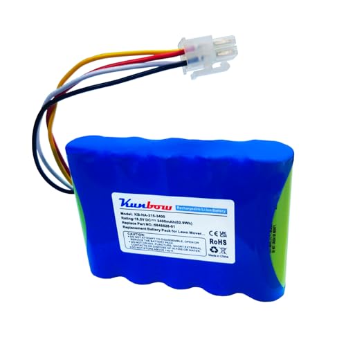 Kunbow Batteria Di Ricambio Per Robot Tosaerba Husqvarna Automower 310, 315, 5848228-01, 5848228-02,5848528-01, 5895862-01, Compatibile Con Gardena Si