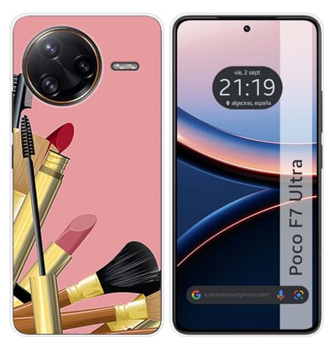 Tumundosmartphone Custodia In Silicone Per Xiaomi Poco F7 Ultra 5G Design Pennelli Disegni