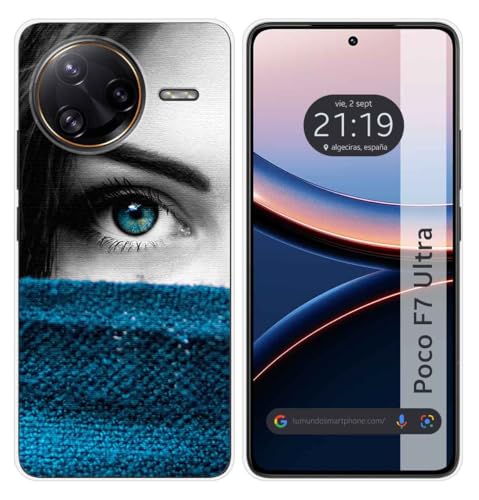 Tumundosmartphone Custodia In Silicone Per Xiaomi Poco F7 Ultra 5G Design Occhio Disegni