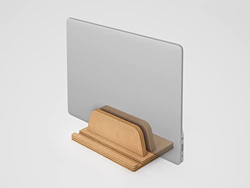 Supporto Verticale Per Computer Portatile, Supporto Verticale, Supporto Per Laptop, Supporto Per Computer Portatile, Prodotto In Ue (Naturale)