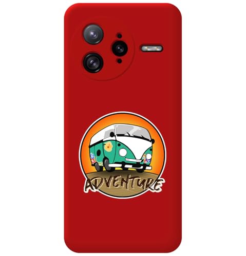Tumundosmartphone Custodia In Silicone Liquido Rosso Per Xiaomi Poco F7 Ultra 5G Design Adventure Disegni