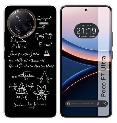 Tumundosmartphone Custodia In Silicone Per Xiaomi Poco F7 Ultra 5G Design Formule Disegni