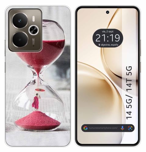 Custodia In Silicone Per Realme 14 5G/14T 5G Design Orologio Disegni