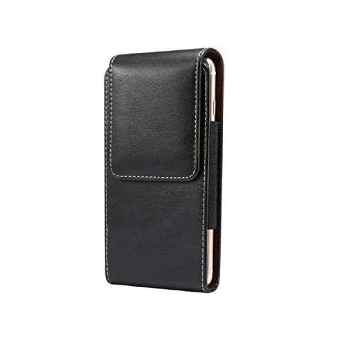 Dfv Mobile - Custodia Verticale In Pelle Con Passante Per Cintura Per Emporia Smart 5 Mini (2023) - Nero