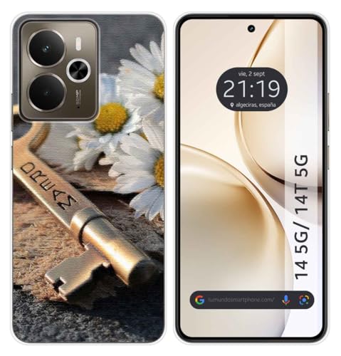 Tumundosmartphone Custodia In Silicone Per Realme 14 5G/14T 5G Motivo Dream Disegni