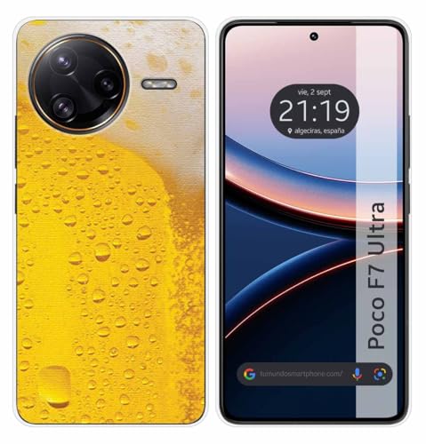 Tumundosmartphone Custodia In Silicone Per Xiaomi Poco F7 Ultra 5G Design Birra Disegni