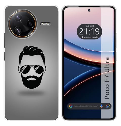 Tumundosmartphone Custodia In Silicone Per Xiaomi Poco F7 Ultra 5G Design Barba Disegni