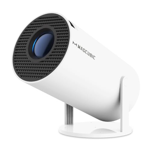Mini Proiettore 4K Supporta Android 11, Smart Projector 5G Wifi 6 Bt 5.0, Mini Proiettore Full Hd 1080P Supporta 200Ansi 8000L Auto Orizzontale Trapez
