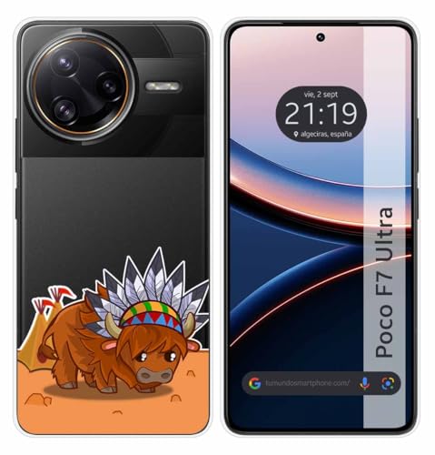 Tumundosmartphone Custodia In Silicone Trasparente Per Xiaomi Poco F7 Ultra 5G Design Sciaralo Disegni