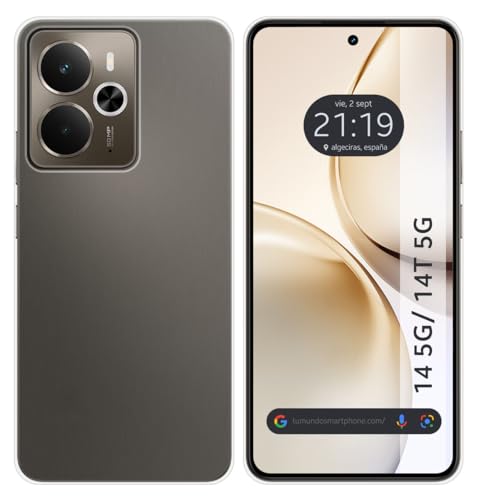 Tumundosmartphone Custodia In Silicone Gel Tpu Trasparente Per Realme 14 5G/14T 5G