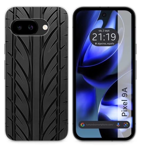 Custodia In Silicone Per Google Pixel 9A 5G Design Pneumatico Disegni