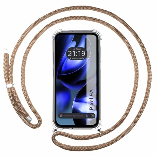 Custodia A Sospensione Trasparente Per Google Pixel 9A 5G Con Cordon Camel