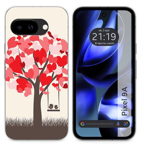 Custodia In Silicone Per Google Pixel 9A 5G Design Uccellini Disegni