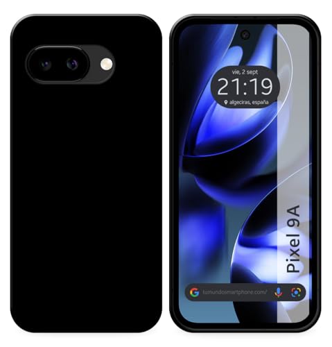 Custodia In Silicone Gel Tpu Nera Per Google Pixel 9A 5G