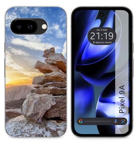 Custodia In Silicone Per Google Pixel 9A 5G Design Sunset Disegni
