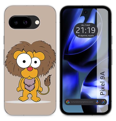 Custodia In Silicone Per Google Pixel 9A 5G Motivo Leon Disegni