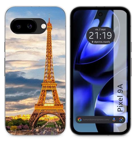 Custodia In Silicone Per Google Pixel 9A 5G Design Paris Disegni