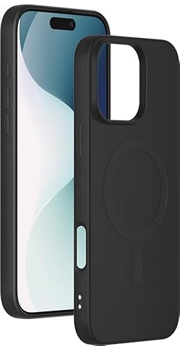 Bigben - Cover Magsafe Per Iphone 16 Pro, Colore: Nero