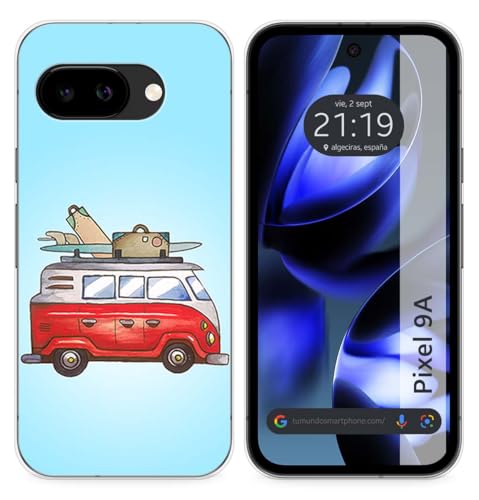 Custodia In Silicone Per Google Pixel 9A 5G Design Furgone Disegni