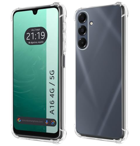 Tumundosmartphone Custodia In Silicone Antiurto Trasparente Per Samsung Galaxy A16 4G/5G